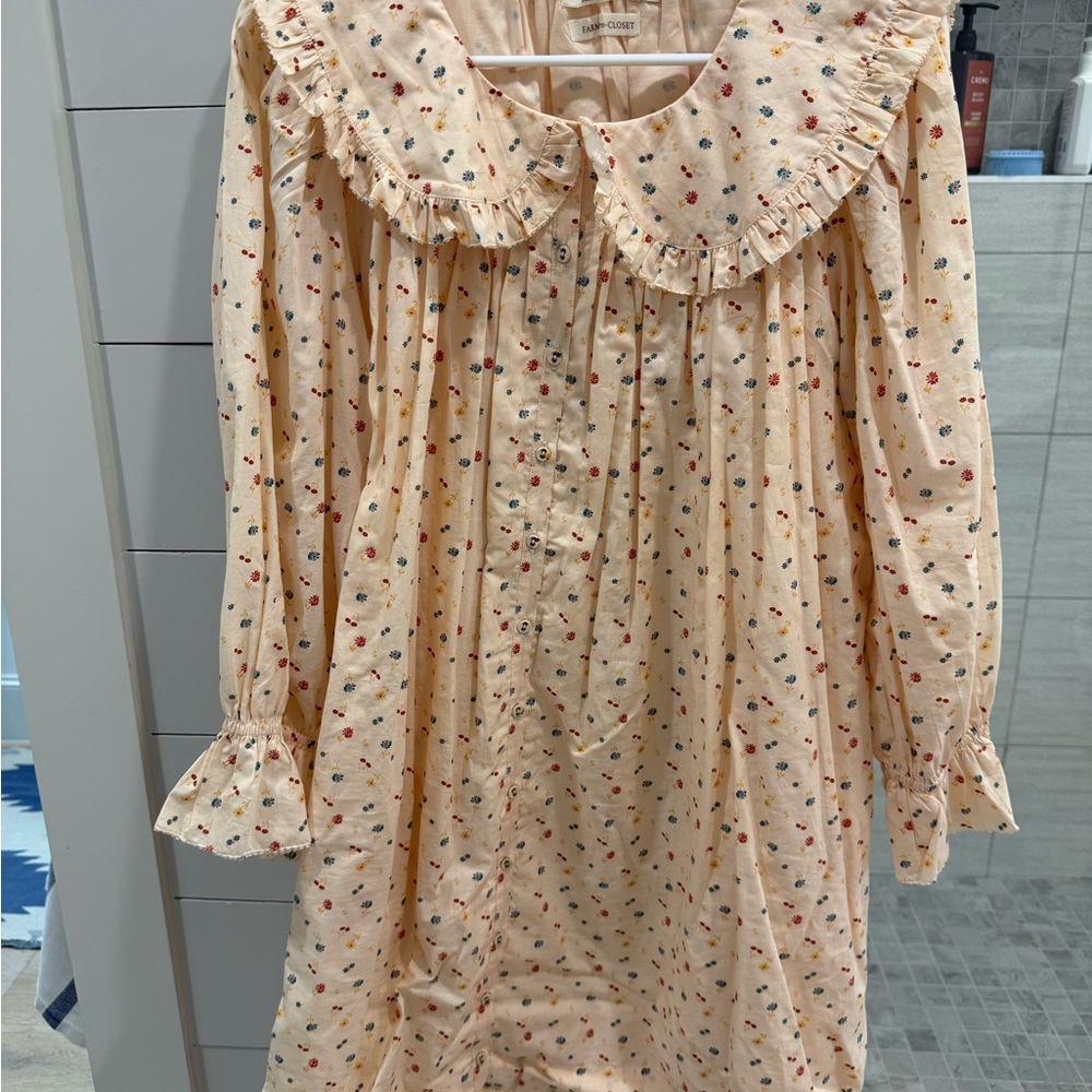 EUC Christy Dawn Nellie Dress - Carnelian Aster Garden